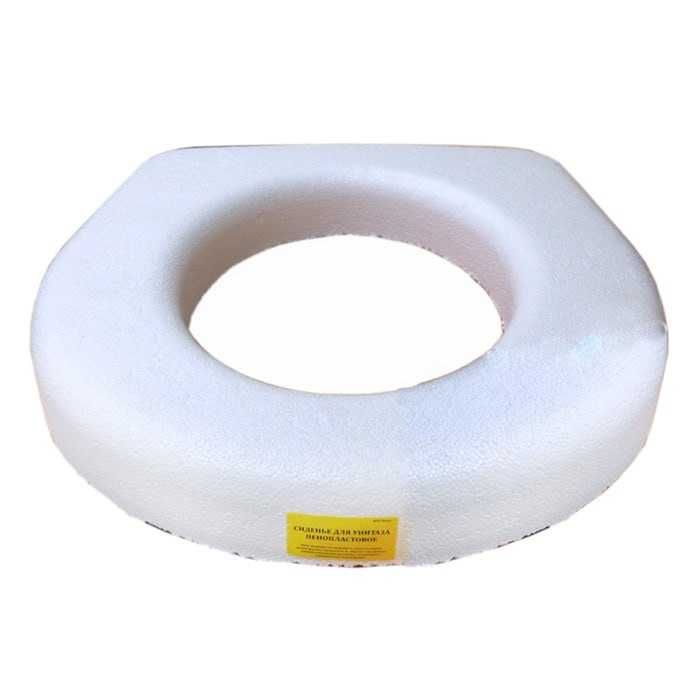 Сидіння для вуличного туалету пінопластове біле або сіре