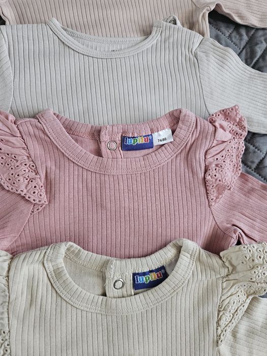 Body prążkowe H&M i Lupilu r. 80