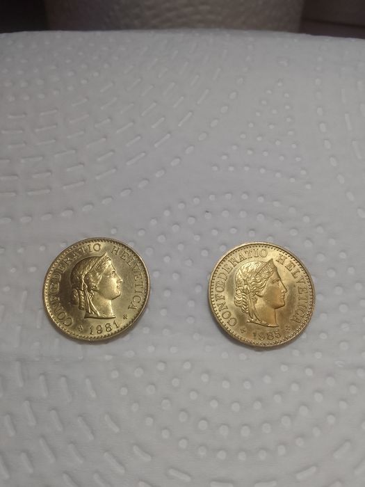 .Lote de 5 Moedas 1936, 1961,  1981/1985 e 1993