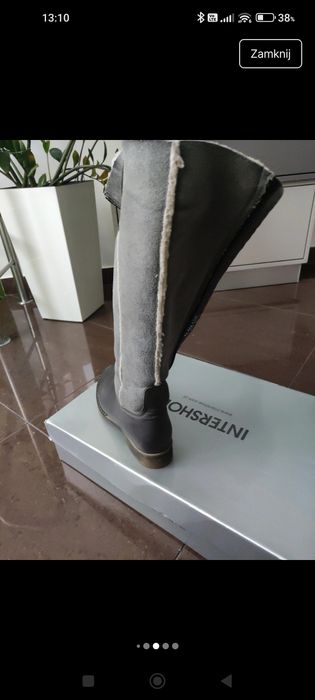 Sprzedam kozaki damskie skórzane