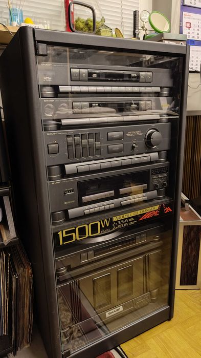 Wieża SHARP SYSTEM-8800 zestaw kompletny okazja HiFi stereo