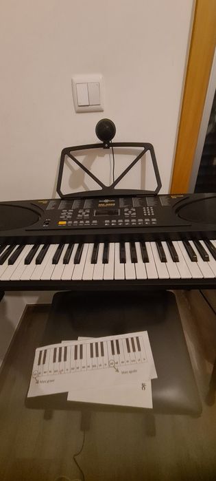 Set MK-3000 Teclado Portátil com Teclas Iluminadas