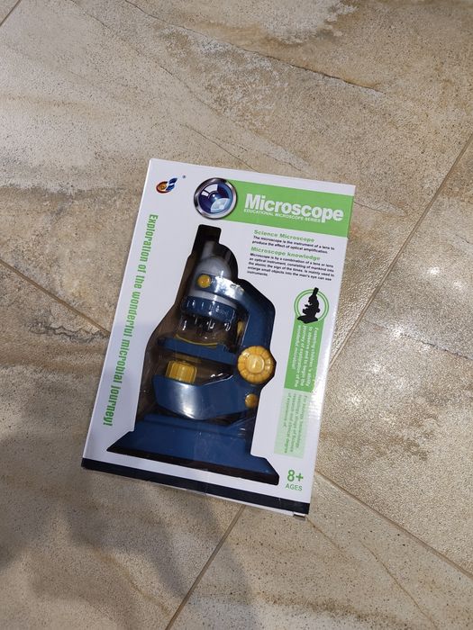 Дитячий мікроскоп Microscope Educational з коробкою — розвиваючий набір для юного науковця