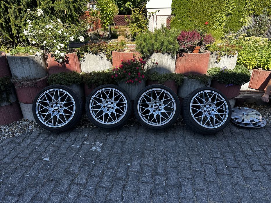 ORYGINALNE BBS RX301 19” 5x120 BMW + NOWE Bridgestone 2025