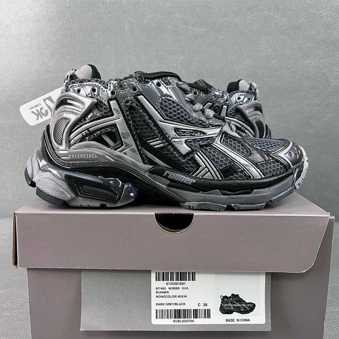 Balenciaga Runner Grey Opium кросівки баленсіага раннер сірі великі