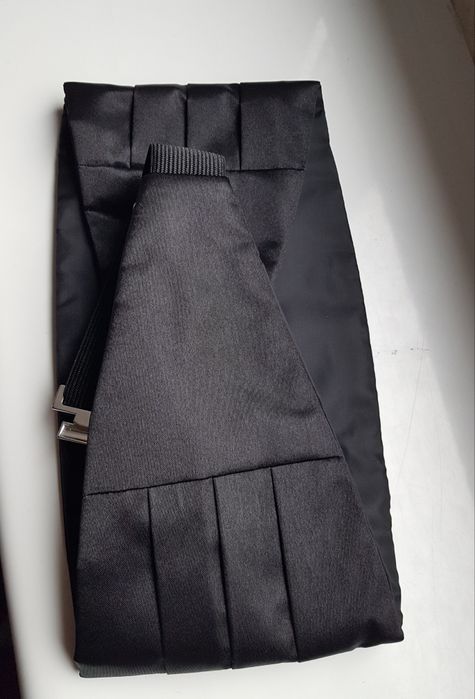 Pas smokingowy nowy czarny