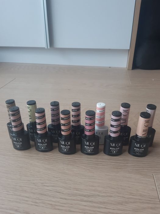 58 Lakierów + Lampa UV/LED + akcesoria, Zestaw do Paznokci Hybrydowych