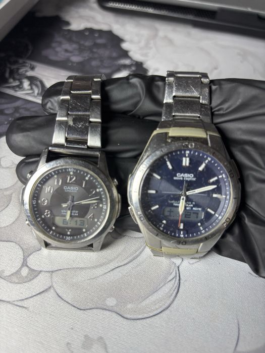 Лот годинників Casio Wave Ceptor (WVA-M640 + Lineage LCW-100) Tough Solar