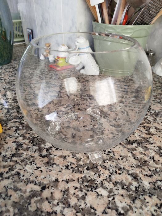 Pote vaso aquário vidro