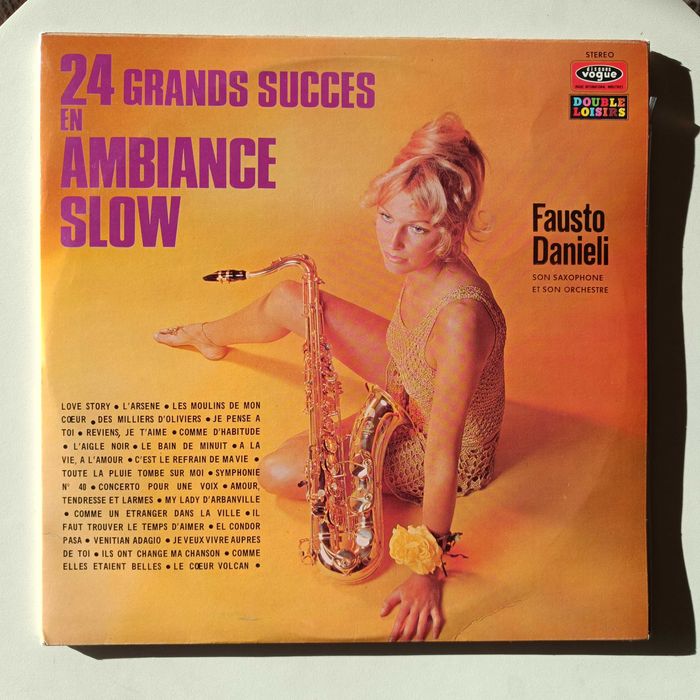 Disco Vinil "Fausto Danielie - 24 Grands Succes en Ambiance Slow"
