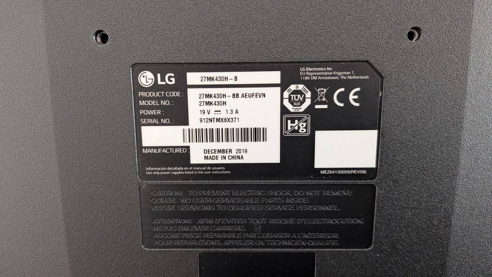 Monitor LG 27 polegadas
