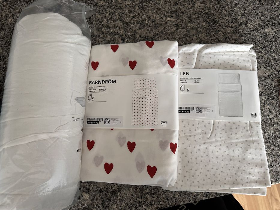 Vendo berço novo e leva colchão e lençois novinhos de brinde