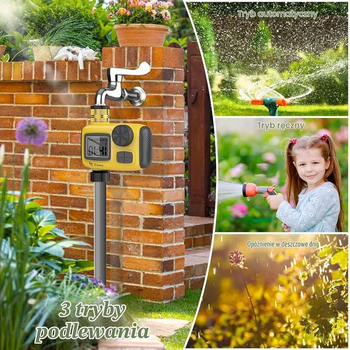 Timer nawadniania z wyświetlaczem LCD