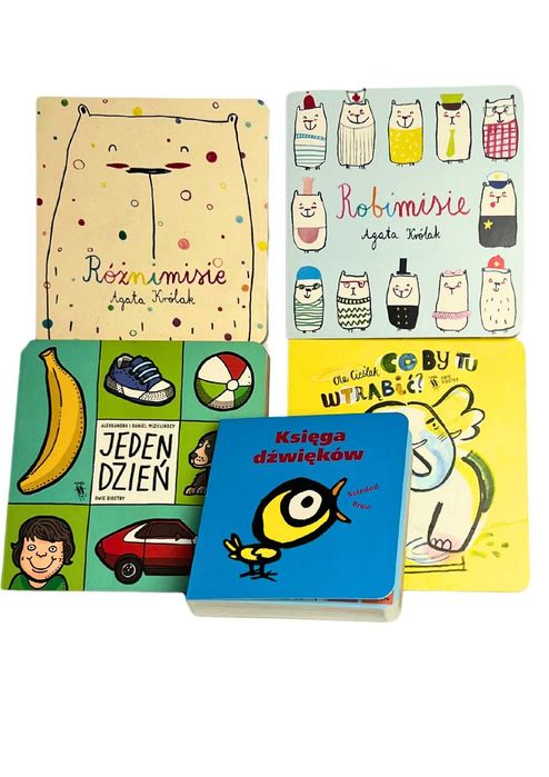 Pierwsze książeczki dla maluszka zestaw NOWY - Likwidacja sklepu