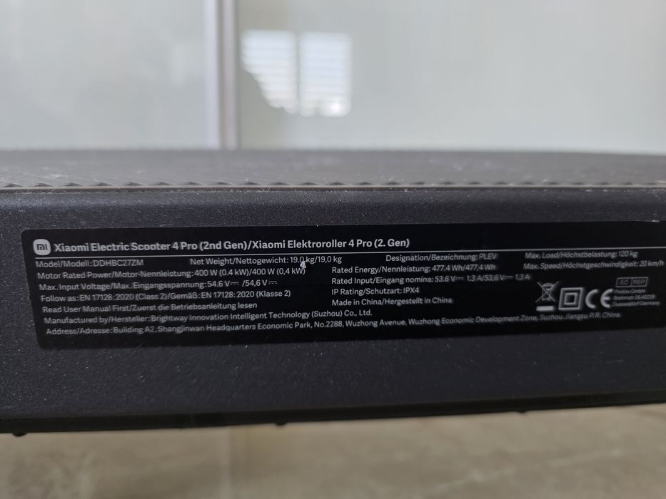 Hulajnoga xiaomi 4pro 2nd gen