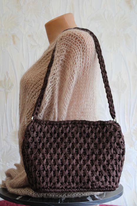 нова коричнева сумка handmade ручна робота
