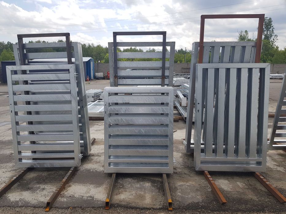 Brama przesuwna samonośna 4,00 m wypełniona profilem 80x20 OCYNKOWANA