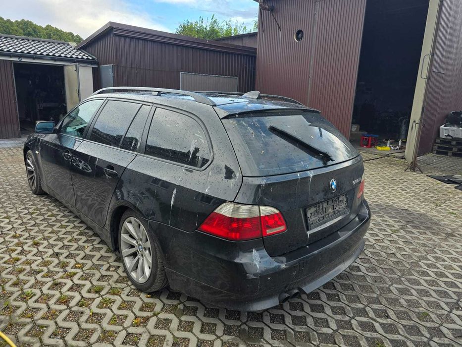 Bmw e61 530d 231km black sapphire wszystkie czesci