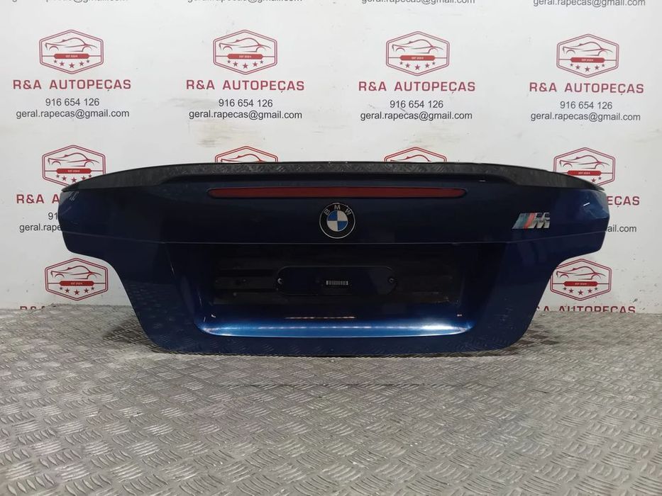 Tampa de Mala BMW Serie 1 E82 E88 Pack M Aileron Azul Original