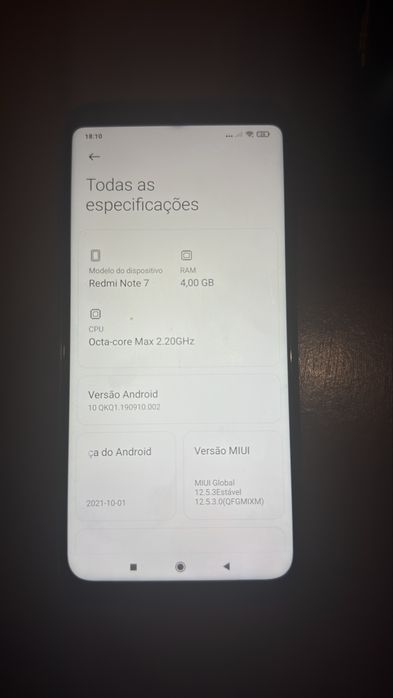 Redmi Note 7 64Gb - Azul