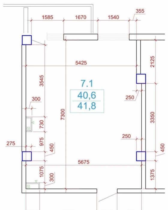 1-кімнатна квартира за адресою вул. Михайлівська (площа 42 м²) - Atlanta.ua - фото 3
