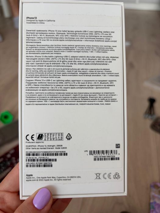 Iphone 13 256 gb super stan dodatkowe obudowy