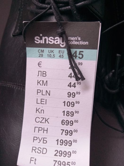 Do sprzedania Buty wizytowe pantofle czarne 45