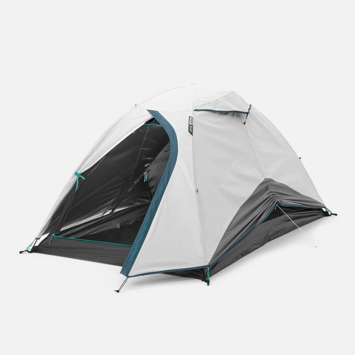 Tenda de campismo 2 pessoas, MH100 Fresh & Black
