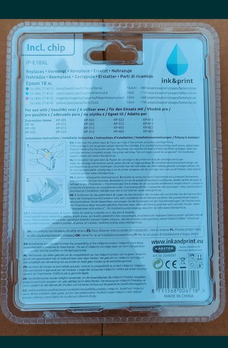 Tusz do drukarki Epson 18 XL ink&print