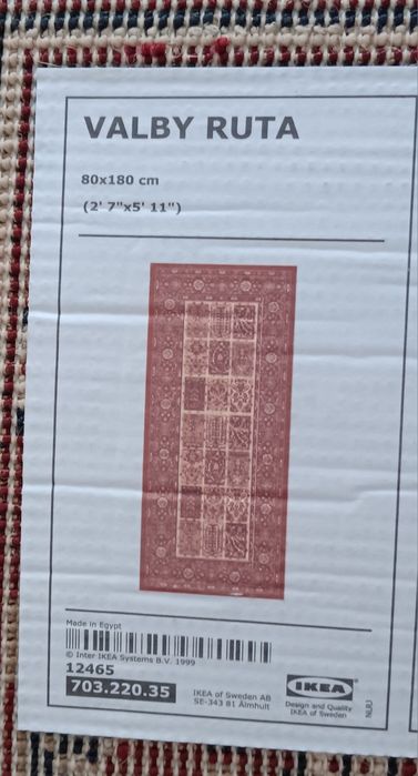 Ikea Valby Ruta dywan 80x180 cm