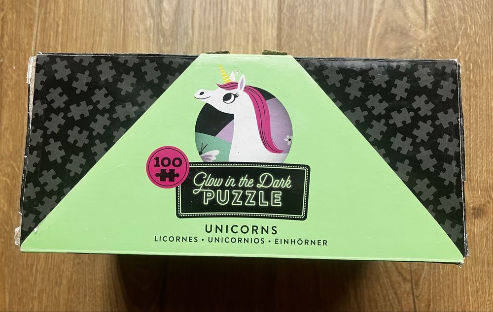 Puzzle świecące w ciemności – Jednorożce | Mudpuppy | 100 elementów