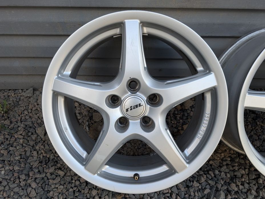 Комплект титанових дисків Audi Volkswagen Skoda 5/112 R17 5*112 17 ET 40 Rial