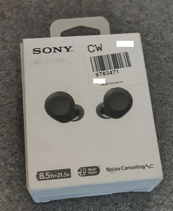 Auriculares Bluetooth True Wireless Sony WF-C710N (In-Ear - Microfone - Noise Cancelling - Preto)
