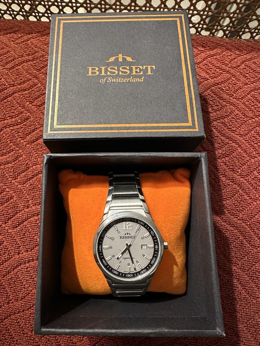 Bisset Swiss Made Sapphire Glass zegarek uhr watch