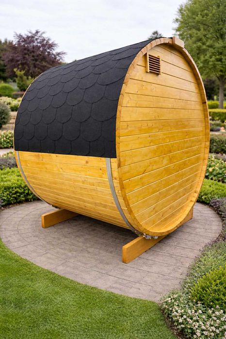 Sauna beczka fińska ogrodowa