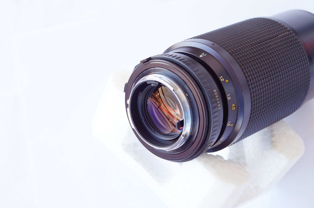 Minolta MD Zoom 75-200 /4.5 piękna do NEX FX MFT