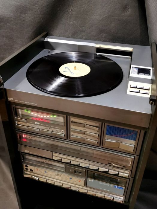 Wieża Amstrad ISP ts90 gramofon kaseta antyk 1980 r MOŻLIWOŚĆ WYSYŁKI