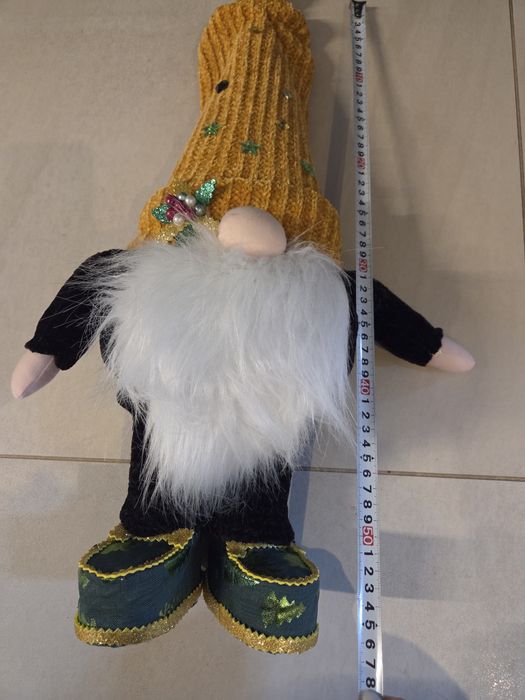 Krasnal 55 cm dekoracyjny, świateczny