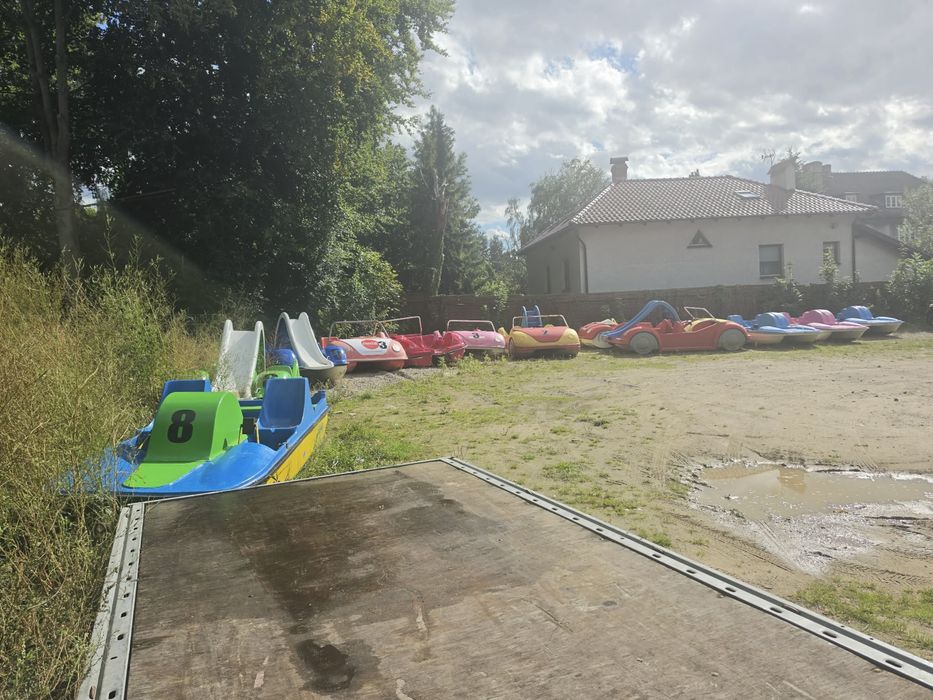 Rowerki wodne - Garbuski , tradycyjne,delfiny ze zjezdzalnią , Łabądź