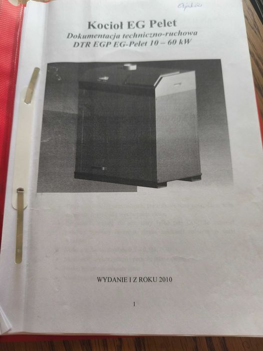 Sprzedam kocioł na pellet GREŃ EG Pelet 40 kW