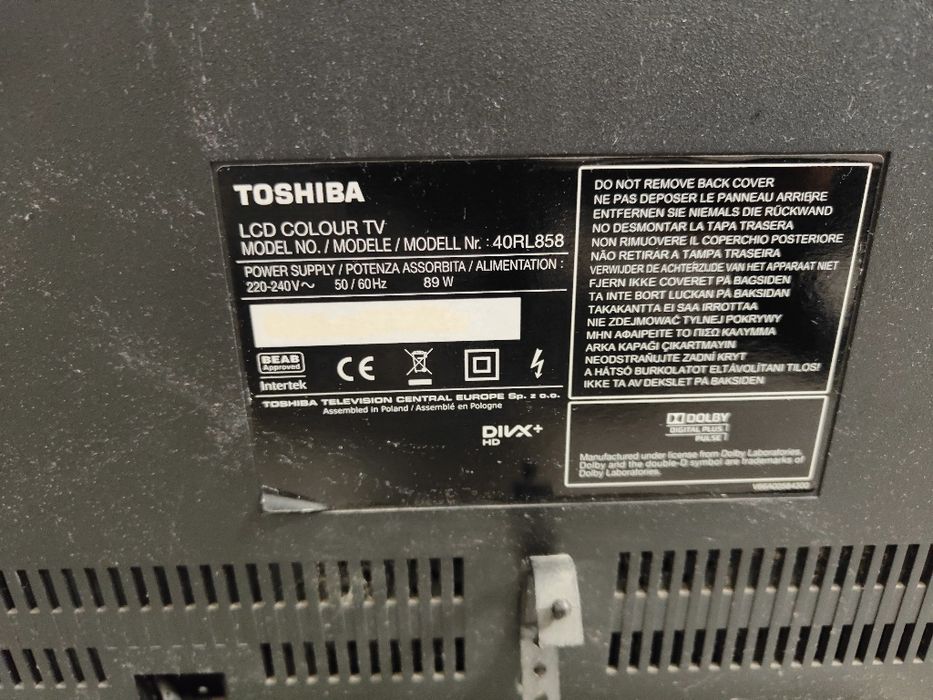 Sprzedam telewizor LCD Toshiba 40 cali