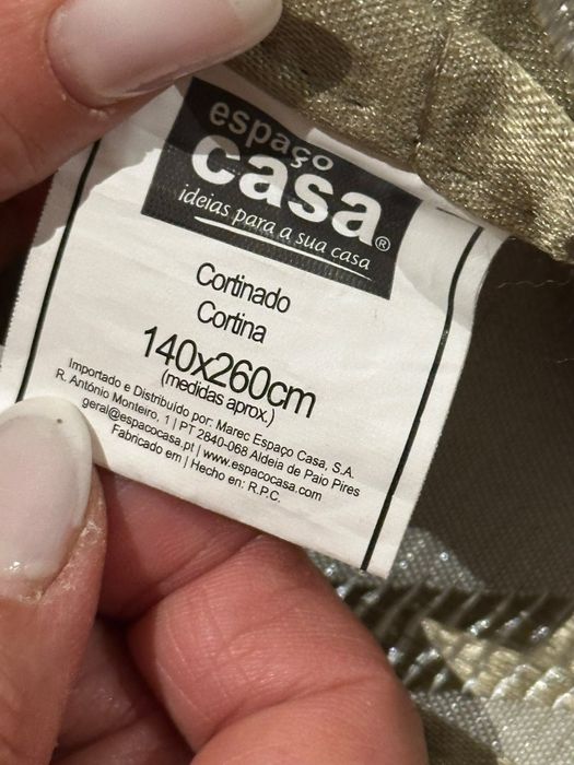 2 cortinados espaço casa