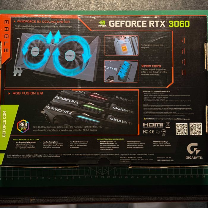 Gigabyte RTX 3060 Eagle OC LHR (12GB GDDR6)