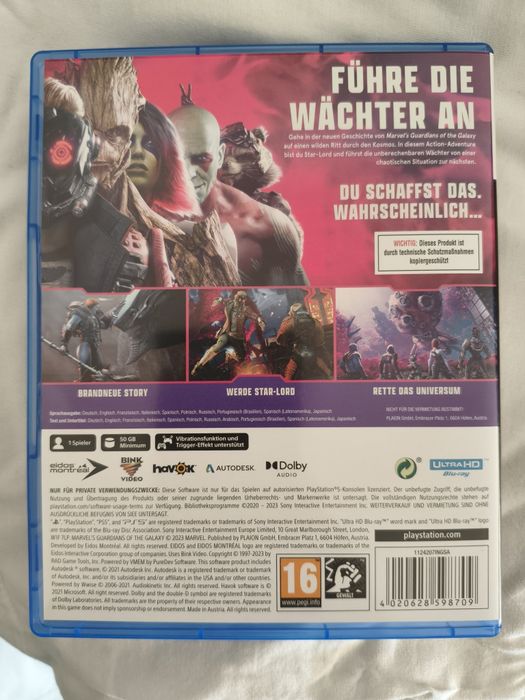 Guardians of the Galaxy PS5 PlayStation 5
