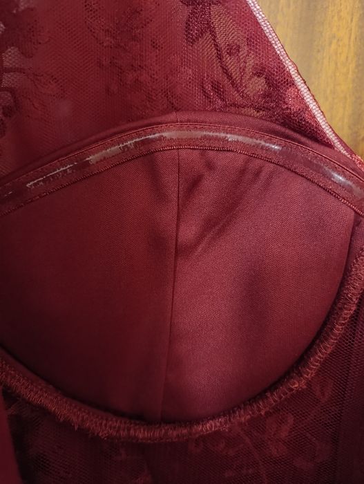 Vestido de cerimônia Borgonha L