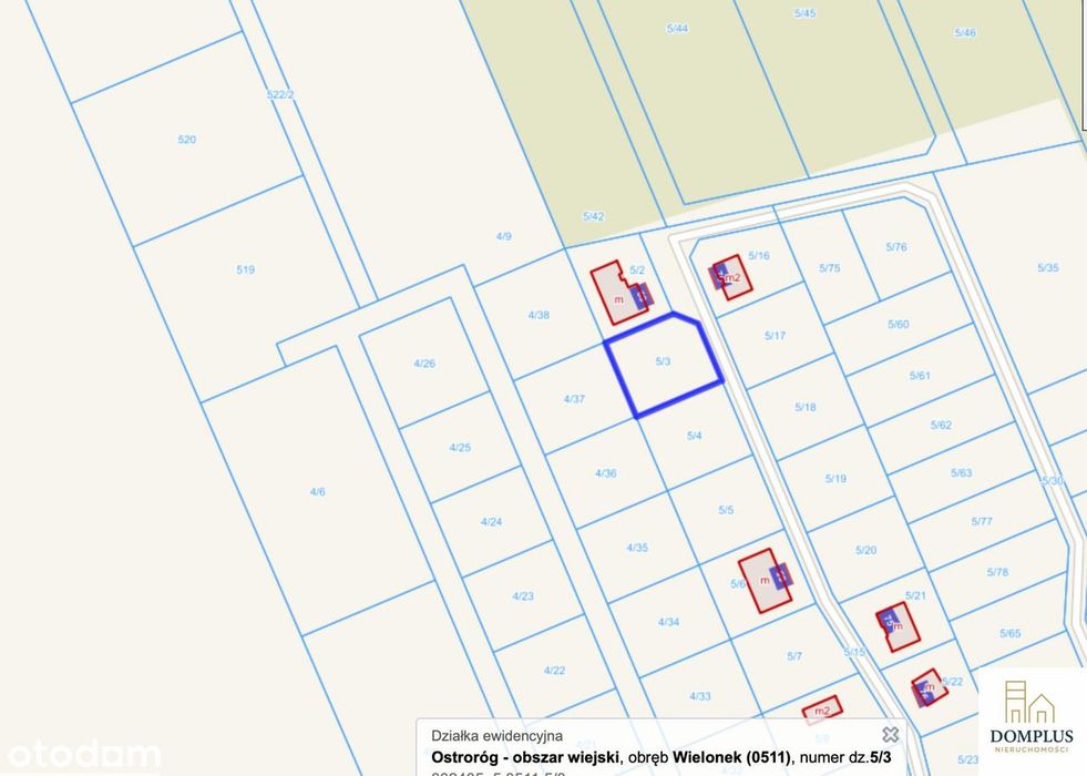 Wielonek | Działka 762 M² | Mpzp, Blisko Jeziora - Więcej