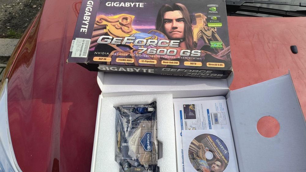 Gigabyte GeForce 7600gs agp box