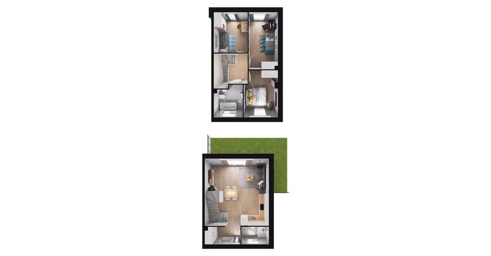 4-pokojowy dom 74m2 + ogródek Bez Pośredników