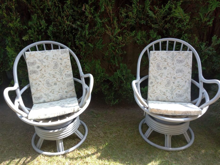 Fotele ogrodowe ratanowe