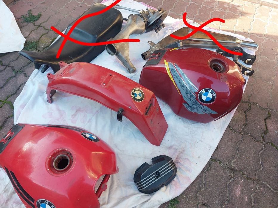 Bmw r 100 gs r 80 gs zbiornik dyfer błotnik półka